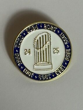 LA Dodgers Back To Back Champs 24 25 Hat Pin Pins Fitted New Era Hats Hatpin
